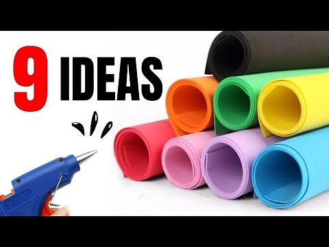 9 AMAZING FOAM SHEET DIY CRAFT IDEAS | AMAZING DIYS WITH FOAM