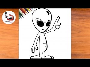 How to Draw an Alien (Step by Step)