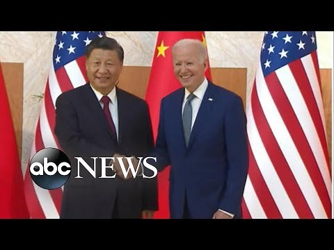 Biden meets with Chinese President Xi Jinping for 3 hours | ABCNL