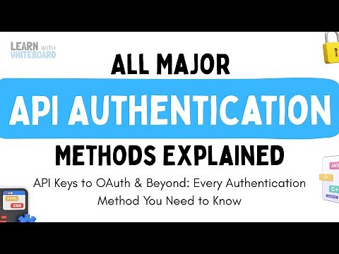 All Major API Authentication Methods Explained | API Security 101