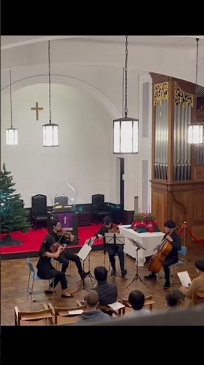 日本初演！？F.X.リヒター 弦楽四重奏曲第1番 第１楽章 阪大オケ発のカルテット「オーソサン弦楽四重奏団」より #shorts #弦楽四重奏 #カルテット #教会 #学生 #quartet