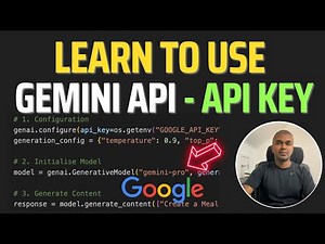 Gemini Pro API in Python: Learn to Access using Google API Key