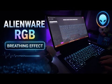 Alienware RGB Keyboard Breathing Effect | Clean Visual Demo