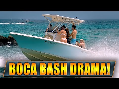 EPIC MELTDOWN AT BOCA INLET !! BOATS AT BOCA BASH 2021 | Haulover Inlet | WAVY BOATS