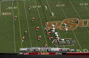 One of the best football interceptions this year.