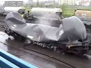 Railroad tank car vacuum implosion