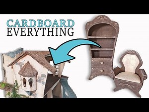 Cardboard Living Room Furniture!! DIY with Free Patterns!!