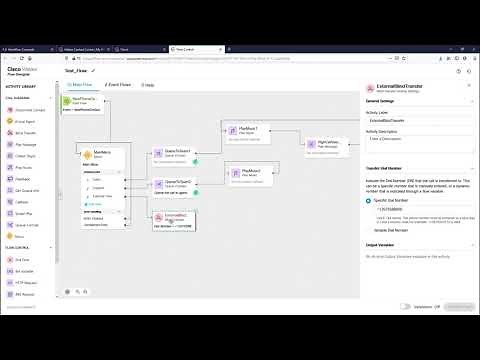 WFC Cisco Webex Contact Center WxCC Flow Designer