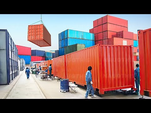 Inside Giant Manufacturing: How Shipping Containers Are Made Will Amaze You