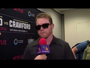 Entrevista CANELO ÁLVAREZ: ¿Qué significa pelear ante Terence Crawford? | Box Azteca