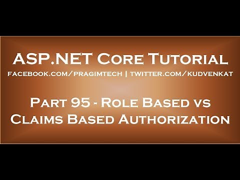 Role based authorization vs claims based authorization in asp net core