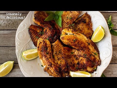 PAN SEARED TILAPIA || How To Make Fish Taste Good!