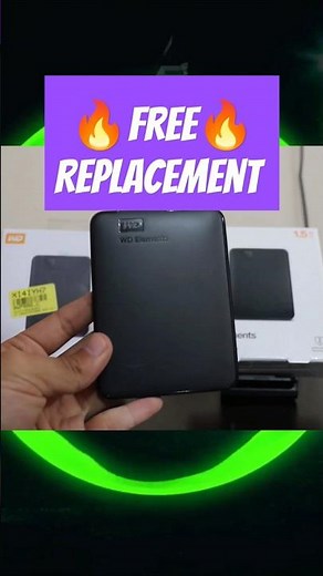 🇮🇳WD Hard Disk **Free Replacement**