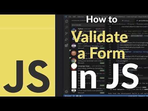 How to Validate a Form Using JavaScript | Client-Side Form Validation Tutorial with Real Examples