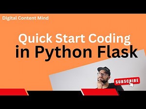 Quick Web Development in Python Flask