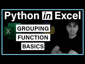 Python in Excel Tutorial - How to Group with Pandas in Excel (ESSENTIAL SKILL FOR DATA ANALYSIS!)