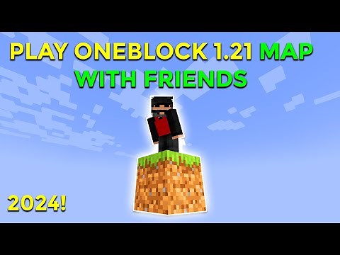 How to play ONEBLOCK 1.21 in Minecraft with FRIENDS