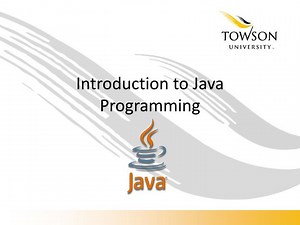 Introduction to Java Programming - SlideServe