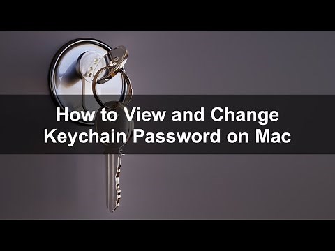 How to View and Change Keychain Password on Mac
