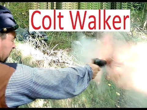 COLT WALKER .44 Revolver - LARGEST & most POWERFUL black powder repeating handgun ever made