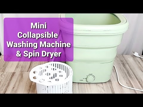 You will Love this Folding Washing Machine I got From Amazon | Portable Washing Machine Review.