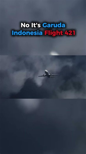 How Garuda Flight 421 survived the impossible😱✈️ #aviation #plane #shorts #airplane #viral