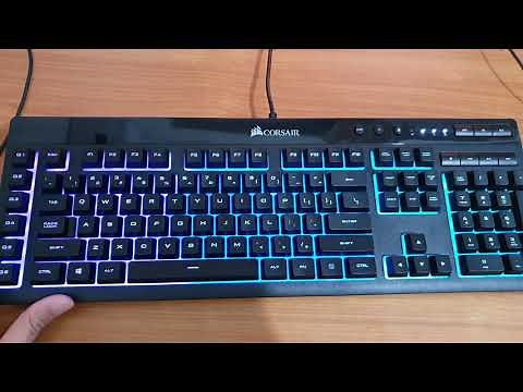 How to Change The Light Color On Corsair K55 Keyboard