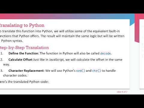 Translating Javascript Function to Python