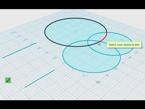 123D Design: Trim and Extend