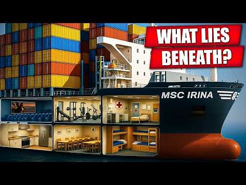 INSIDE the World's Biggest Container Ship Ever Built!