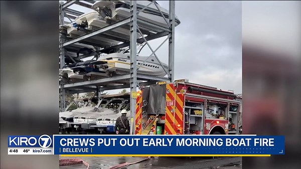 VIDEO: Crews put out early morning boat fire