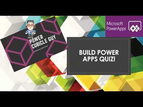 Create MS PowerApps Quiz with score write-back to online excel!!!