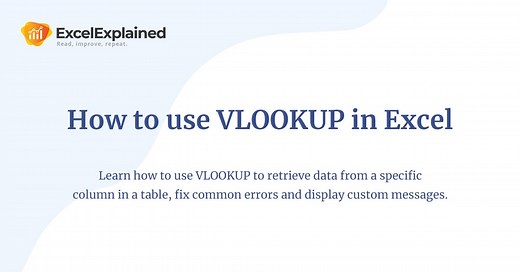 How to use VLOOKUP function (2020 version)