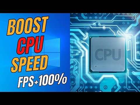 How To Boost Processor or CPU SPEED in Windows 10/11 | Make Computer Super Fast | Boost FPS