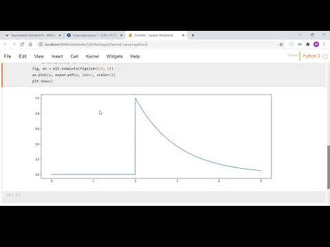 Python - Exponential Distribution