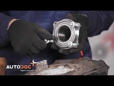 How to change rear wheel bearing MERCEDES-BENZ E W211 TUTORIAL | AUTODOC