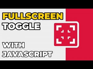 Simple Fullscreen Toggle with JavaScript