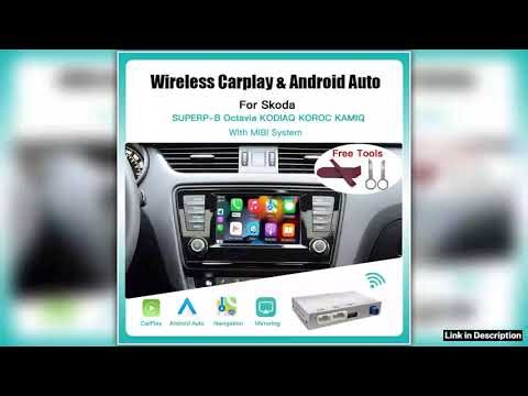 Wireless carplay Android auto For VW Skoda Octavia Superb Kodiaq Karoq Kamiq Rapid Rapid Spaceback