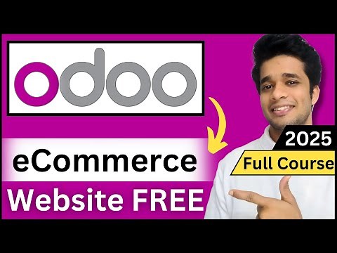 Create a FREE eCommerce Website with Odoo | Full Tutorial | 2025