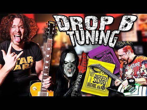 6 String DROP B METAL Tuning for Beginners