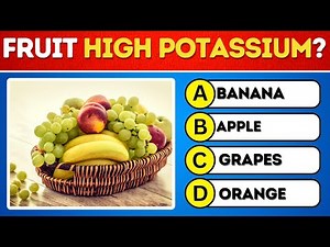 50 EASY Nutrition Quiz Questions! Test Your Basic Food & Health Knowledge