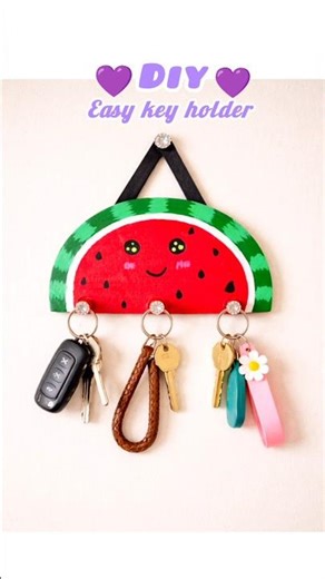 d i y cute key 💕 ✨holder amazing craft idea