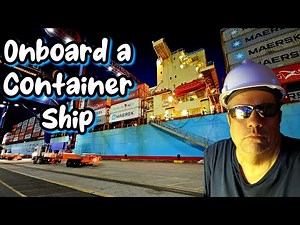 Onboard a Container Ship (HD 60fps)