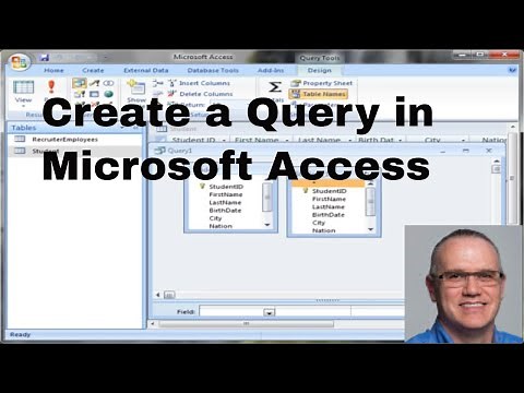 Microsoft Access 2007 Query tutorial in 3 minutes