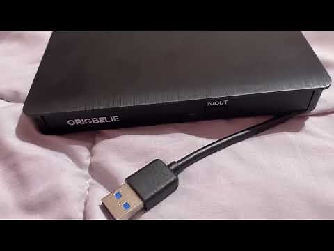 ORIGBELIE External CD DVD Drive for Laptop Review, CD Burner That Works Great And Easy To Use!