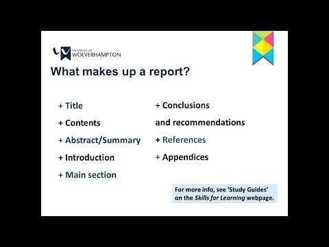 Basics of Report Writing