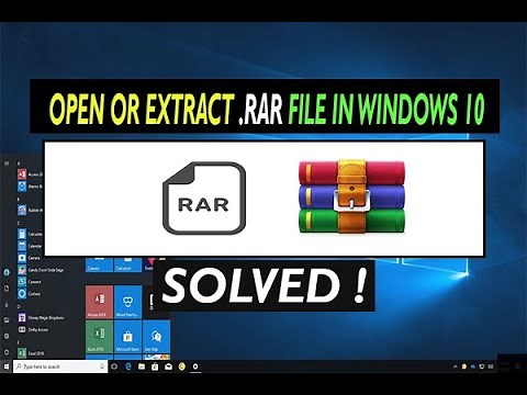 ✅ How to open RAR Files on Windows 10 | Extract RAR Files on PC