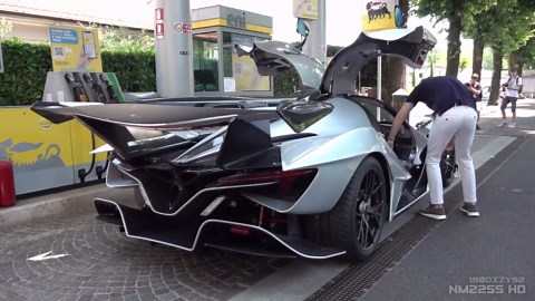 Apollo IE 9000rpm V12 Engine Sound at Monza