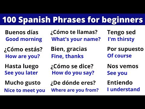 100 Spanish Phrases for Your First Conversation: Start Speaking Now!