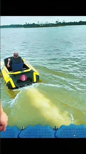 25 kW 58 km/h Compact Electric Jet Boat | ST-JB25B Review #electricboat #electricjetboat #jetboat